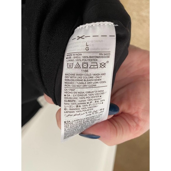 New Old Navy Dress Large Long Sleeve Ruffled Emerald Green - Picture 9 of 10